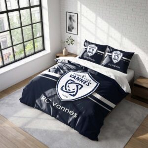 Housse De Couette RC Vannes Club Parure de lit Ensemble De Literie Rugby - Model 12