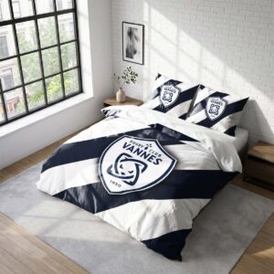 Housse De Couette RC Vannes Club Parure de lit Ensemble De Literie Rugby - Model 14