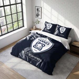 Housse De Couette RC Vannes Club Parure de lit Ensemble De Literie Rugby - Model 15