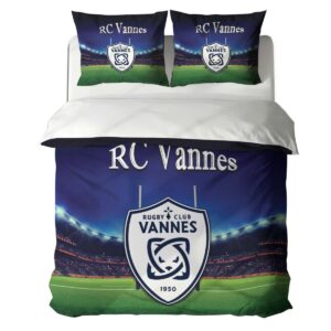 Alternative view of Housse De Couette RC Vannes Club Parure de lit Ensemble De Literie Rugby - Model 16