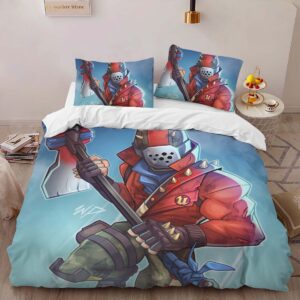 Alternative view of Housse De Couette Rust Lord Fortnite Passe de Combat Saison 3 Parure de lit Ensemble De Literie