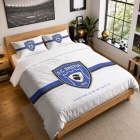 Housse De Couette SC Bastia 01 Parure de lit Ensemble De Literie – SCB Ligue 2