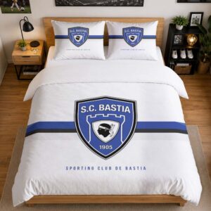 Alternative view of Housse De Couette SC Bastia 01 Parure de lit Ensemble De Literie - SCB Ligue 2