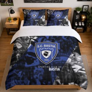 Alternative view of Housse De Couette SC Bastia 02 Parure de lit Ensemble De Literie - SCB Ligue 2