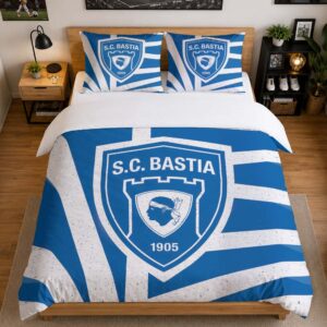 Alternative view of Housse De Couette SC Bastia 04 Parure de lit Ensemble De Literie - SCB Ligue 2