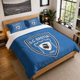 Housse De Couette SC Bastia 05 Parure de lit Ensemble De Literie – SCB Ligue 2