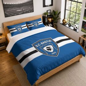 Housse De Couette SC Bastia 06 Parure de lit Ensemble De Literie – SCB Ligue 2