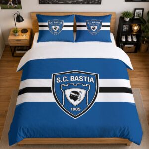 Alternative view of Housse De Couette SC Bastia 06 Parure de lit Ensemble De Literie - SCB Ligue 2
