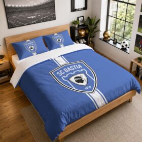 Housse De Couette SC Bastia 07 Parure de lit Ensemble De Literie – SCB Ligue 2
