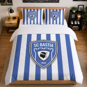 Alternative view of Housse De Couette SC Bastia 08 Parure de lit Ensemble De Literie - SCB Ligue 2