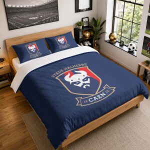 Housse De Couette SM Caen 05 Parure de lit Ensemble De Literie - SMC Ligue 2