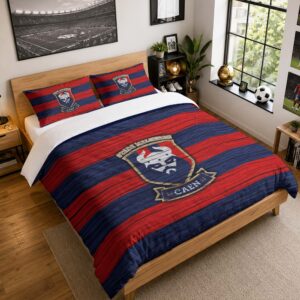 Housse De Couette SM Caen 07 Parure de lit Ensemble De Literie - SMC Ligue 2