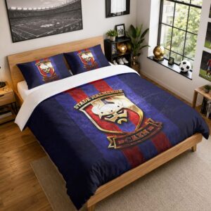 Housse De Couette SM Caen 08 Parure de lit Ensemble De Literie - SMC Ligue 2