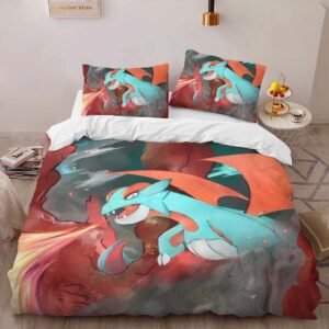 Alternative view of Housse De Couette Drattak Pokémon 4 Parure de lit Ensemble De Literie