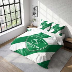 Housse De Couette Section Paloise Rugby Club Parure de lit Ensemble De Literie Rugby – Model 07
