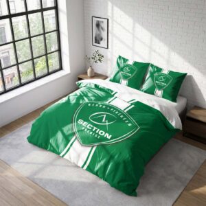 Housse De Couette Section Paloise Rugby Club Parure de lit Ensemble De Literie Rugby - Model 08