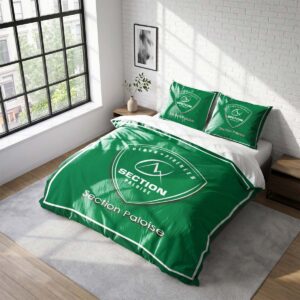 Housse De Couette Section Paloise Rugby Club Parure de lit Ensemble De Literie Rugby - Model 13