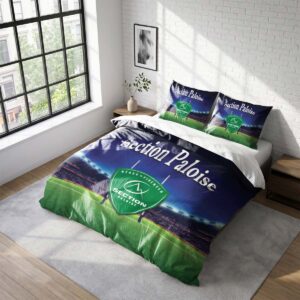 Housse De Couette Section Paloise Rugby Club Parure de lit Ensemble De Literie Rugby - Model 17
