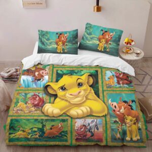Alternative view of Housse De Couette Simba – Le Roi Lion Personnages 02 Parure de lit Ensemble De Literie