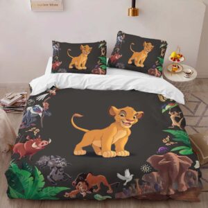 Alternative view of Housse De Couette Simba – Le Roi Lion Personnages 03 Parure de lit Ensemble De Literie