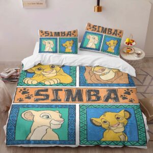Alternative view of Housse De Couette Simba et Mufasa – Le Roi Lion 06 Parure de lit Ensemble De Literie
