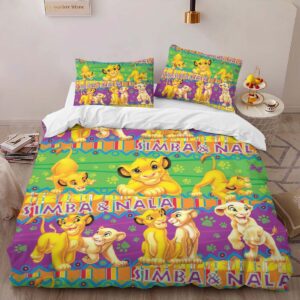 Alternative view of Housse De Couette Simba et Nala – Le Roi Lion Parure de lit Ensemble De Literie