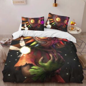 Alternative view of Housse De Couette Skull Kid Masque de Majora – The Legend of Zelda Personnage Parure de lit Ensemble De Literie