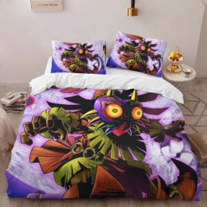 Alternative view of Housse De Couette Skull Kid Masque de Majora – The Legend of Zelda Personnage 3 Parure de lit Ensemble De Literie