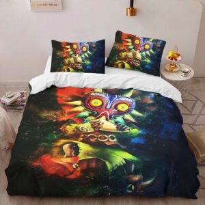 Alternative view of Housse De Couette Skull Kid Masque de Majora – The Legend of Zelda Personnage 4 Parure de lit Ensemble De Literie