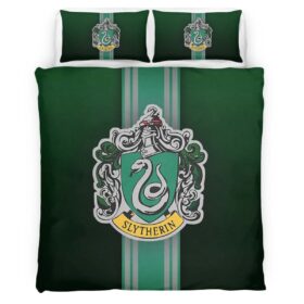 Housse De Couette Maison Serpentard Harry Potter 06 Parure de lit Ensemble De Literie