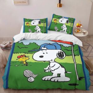 Alternative view of Housse De Couette Snoopy Golf Parure de lit Ensemble De Literie