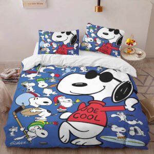 Alternative view of Housse De Couette Snoopy Joe Cool Parure de lit Ensemble De Literie