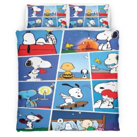 Housse De Couette Snoopy – Peanuts 49 Parure de lit Ensemble De Literie
