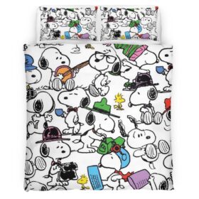 Housse De Couette Snoopy – Peanuts 5 Parure de lit Ensemble De Literie