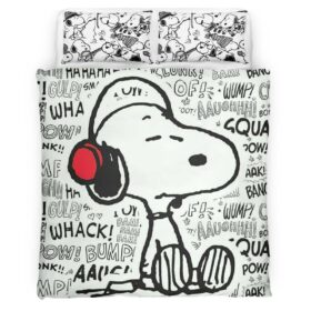 Housse De Couette Snoopy – Peanuts 6 Parure de lit Ensemble De Literie