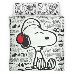 Housse De Couette Snoopy – Peanuts 6 Parure de lit Ensemble De Literie