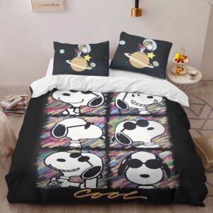 Alternative view of Housse De Couette Snoopy Totally Cool Parure de lit Ensemble De Literie