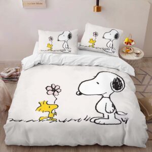 Alternative view of Housse De Couette Snoopy et Woodstock Parure de lit Ensemble De Literie
