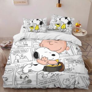 Alternative view of Housse De Couette Snoopy et Woodstock 5 Parure de lit Ensemble De Literie
