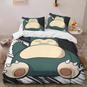 Alternative view of Housse De Couette Ronflex Pokémon 2 Parure de lit Ensemble De Literie