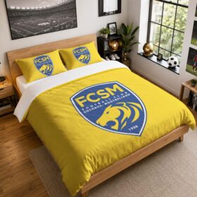 Housse De Couette FC Sochaux-Montbéliard 03 Parure de lit Ensemble De Literie – FCSM National
