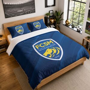 Housse De Couette FC Sochaux-Montbéliard 10 Parure de lit Ensemble De Literie - FCSM National