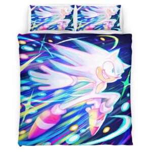 Housse De Couette Sonic The Hedgehog 1 Parure de lit Ensemble De Literie