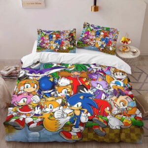 Alternative view of Housse De Couette Sonic the Hedgehog 16 Parure de lit Ensemble De Literie