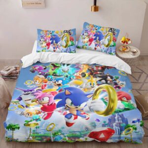 Alternative view of Housse De Couette Sonic the Hedgehog 18 Parure de lit Ensemble De Literie