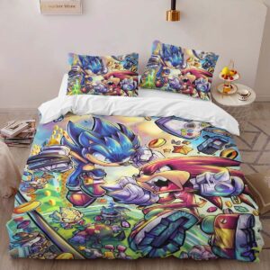 Alternative view of Housse De Couette Sonic the Hedgehog 19 Parure de lit Ensemble De Literie
