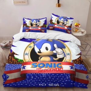 Alternative view of Housse De Couette Sonic the Hedgehog 20 Parure de lit Ensemble De Literie