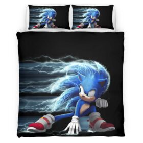 Housse De Couette Sonic the Hedgehog 25 Parure de lit Ensemble De Literie