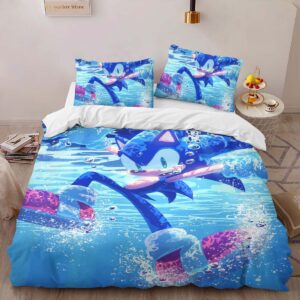 Alternative view of Housse De Couette Sonic the Hedgehog 3 Parure de lit Ensemble De Literie