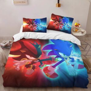 Alternative view of Housse De Couette Sonic the Hedgehog 30 Parure de lit Ensemble De Literie
